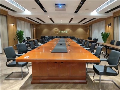 【案例故事】顏值與智慧并存！世邦助力仟坤集團打造美觀大氣會議室